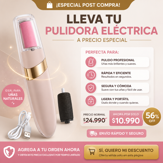 Lima Electrónica para Pies Recargable