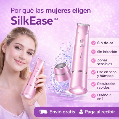 SilkEase™ Rasuradora femenina 2 en 1